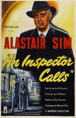 locandina del film AN INSPECTOR CALLS (1954)
