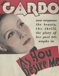 locandina del film COME TU MI VUOI (1932)