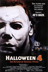 locandina del film HALLOWEEN 4: IL RITORNO DI MICHAEL MYERS