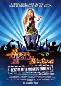 locandina del film HANNAH MONTANA/MILEY CIRCUS: BEST OF BOTH WORLDS CONCERT TOUR
