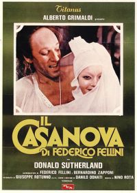 locandina del film IL CASANOVA DI FEDERICO FELLINI