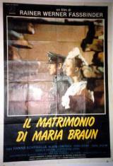 locandina del film IL MATRIMONIO DI MARIA BRAUN