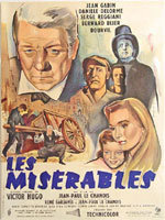 locandina del film I MISERABILI (1958)