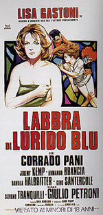 locandina del film LABBRA DI LURIDO BLU
