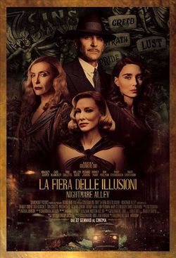 locandina del film LA FIERA DELLE ILLUSIONI - NIGHTMARE ALLEY