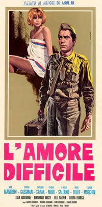 locandina del film L'AMORE DIFFICILE
