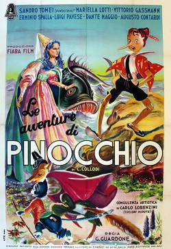 locandina del film LE AVVENTURE DI PINOCCHIO (1947)