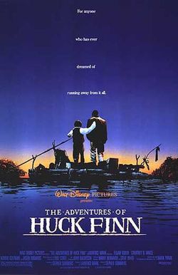 locandina del film LE AVVENTURE DI HUCK FINN (1993)