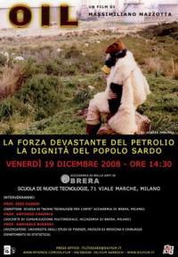 locandina del film OIL: LA FORZA DEVASTANTE DEL PETROLIO, LA DIGNITA' DEL POPOLO SARDO