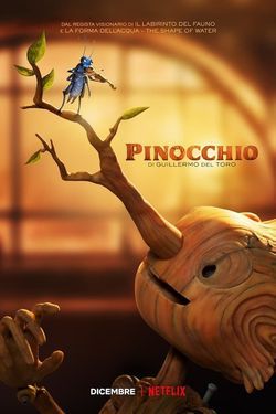 locandina del film PINOCCHIO DI GUILLERMO DEL TORO