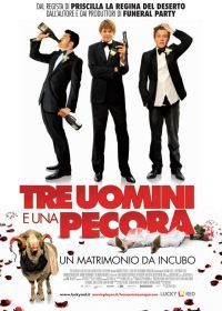 locandina del film TRE UOMINI E UNA PECORA