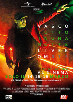 locandina del film VASCO TUTTO IN UNA NOTTE LIVEKOM015