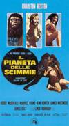 Locandina del film IL PIANETA DELLE SCIMMIE (1968)