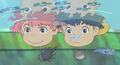 Immagine tratta dal film PONYO SULLA SCOGLIERA