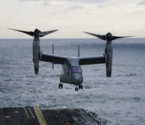 L'elicottero a due pale Osprey