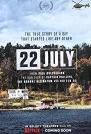 locandina del film 22 JULY