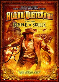 locandina del film ALLAN QUATERMAIN AND THE TEMPLE OF SKULLS