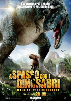 locandina del film A SPASSO CON I DINOSAURI