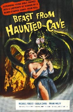 locandina del film BEAST FROM HAUNTED CAVE