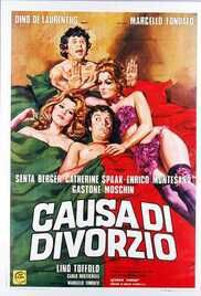locandina del film CAUSA DI DIVORZIO