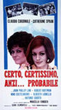 locandina del film CERTO, CERTISSIMO, ANZI... PROBABILE