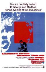 locandina del film CHI HA PAURA DI VIRGINIA WOOLF?