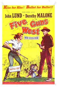 locandina del film CINQUE COLPI DI PISTOLA