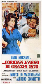 locandina del film CORREVA L'ANNO DI GRAZIA 1870