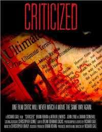 locandina del film CRITICIZED