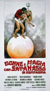 locandina del film DONNE E MAGIA CON SATANASSO IN COMPAGNIA