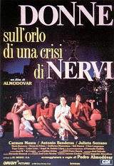 locandina del film DONNE SULL'ORLO DI UNA CRISI DI NERVI