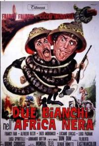 locandina del film DUE BIANCHI NELL'AFRICA NERA