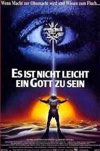 locandina del film E' DIFFICILE ESSERE UN DIO (1989)