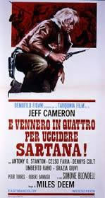 locandina del film ...E VENNERO IN QUATTRO PER UCCIDERE SARTANA!