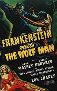 locandina del film FRANKENSTEIN CONTRO L'UOMO LUPO
