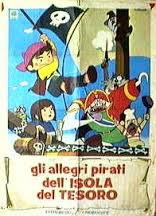 locandina del film GLI ALLEGRI PIRATI DELL'ISOLA DEL TESORO