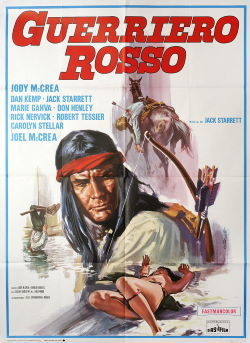 locandina del film GUERRIERO ROSSO - LA LUNGA VENDETTA APACHE