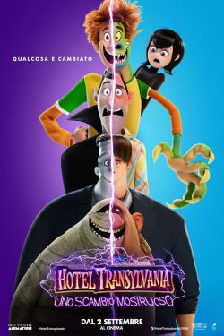 locandina del film HOTEL TRANSYLVANIA 4 - UNO SCAMBIO MOSTRUOSO