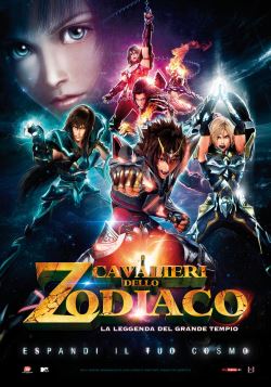 locandina del film I CAVALIERI DELLO ZODIACO - LA LEGGENDA DEL GRANDE TEMPIO