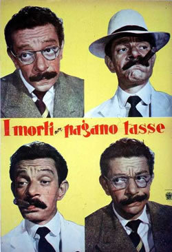 locandina del film I MORTI NON PAGANO LE TASSE