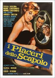 locandina del film I PIACERI DELLO SCAPOLO
