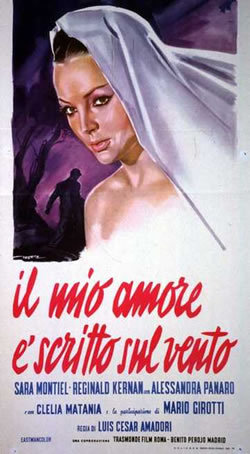 locandina del film IL MIO AMORE E' SCRITTO SUL VENTO