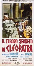 locandina del film IL TESORO SEGRETO DI CLEOPATRA