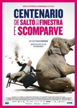 locandina del film IL CENTENARIO CHE SALTO' DALLA FINESTRA E SCOMPARVE