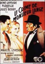 locandina del film IL DELITTO DEL SIGNOR LANGE