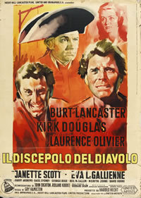 locandina del film IL DISCEPOLO DEL DIAVOLO