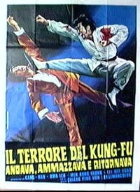 locandina del film IL TERRORE DEL KUNG FU - ANDAVA, AMMAZZAVA E TORNAVA