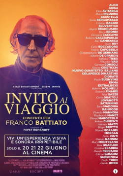 locandina del film INVITO AL VIAGGIO. CONCERTO PER FRANCO BATTIATO