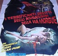 locandina del film I TERRIFICANTI DELITTI DEGLI ASSASSINI DELLA VIA MORGUE