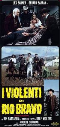 locandina del film I VIOLENTI DI RIO BRAVO